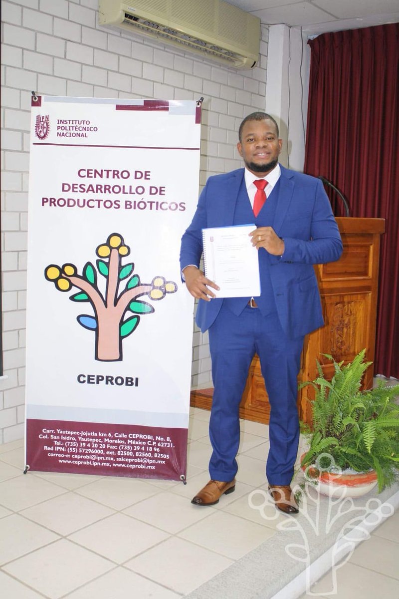 Ceprobi_IPN's tweet photo. ¡Felicitamos a OUOROU GANNI MARIEL GUERA!

Que presentó examen y obtuvo el grado de Doctor en Ciencias en Manejo Agroecológico de Plagas y Enfermedades.

¡Le deseamos muchos éxitos más!
#OrgullosamentePolitécnicos https://t.co/PVWbV6yGGR