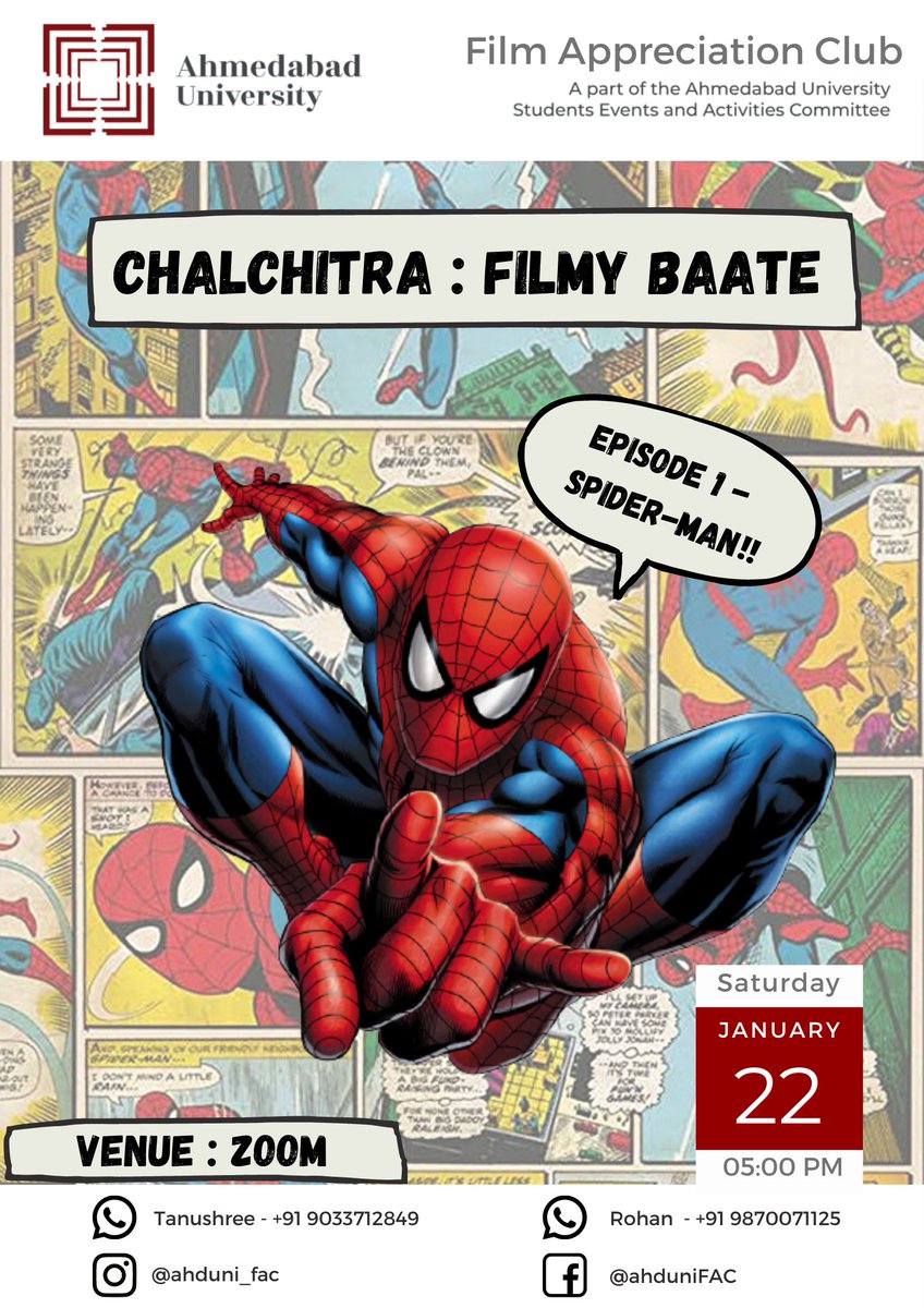 Film Appreciation Club- Ahmedabad University tweet media