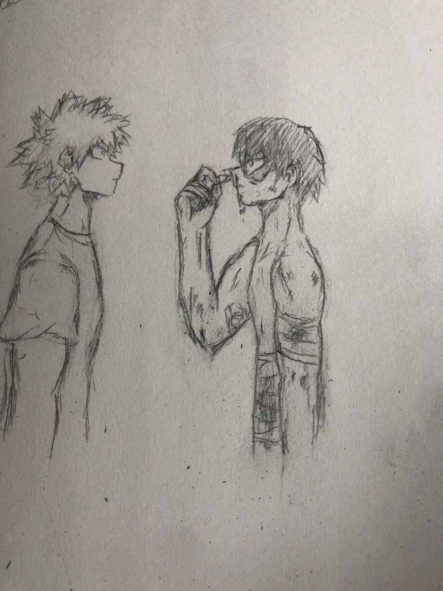 TreeLeaf_13's tweet photo. I- I forgot how to draw Shoto’s scar at first so I drew it but I kinda screwed up T~T https://t.co/TRlzNMYeKE