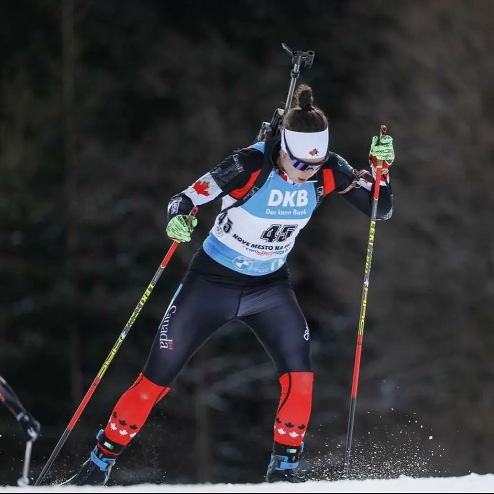 150women's tweet photo. Congratulations 🎉 to…. 
▪️Megan Bankes (Calgary, AB)
▪️@sarahbeaudry (Prince George, BC)
▪️@emdickson23 (Burns Lake, BC)
▪️@EmmaLunder (Vernon, BC)

Biathlon’s is comprised of 11 events at the Games and it’s first event is the mixed relay which is set to take place Feb 5th! 👀 https://t.co/HOF3bCUaPE