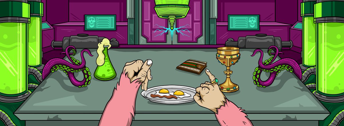 FSLx916's tweet image. @BoredBreakfast club #3172. It comes with a coffee subscription!