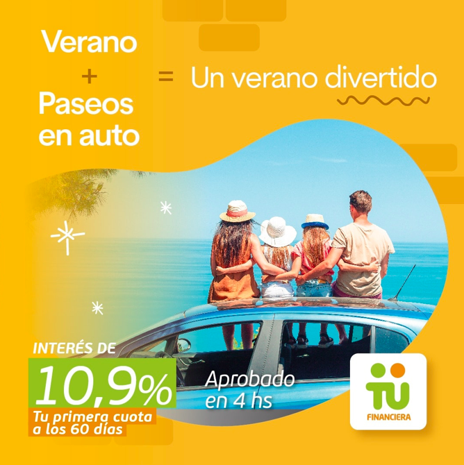 Tufinancierapy's tweet photo. ¿A dónde nos vamos este Verano? 🌄
¡Obtené tu 0Km aprobado en 4 horitas
y organizá el viaje veraniego! 🛣️
📲 LLamanos al 415 8000 o al *TUFI 8834
#TuFinanciera #TuAuto https://t.co/pjhRIWuQPa
