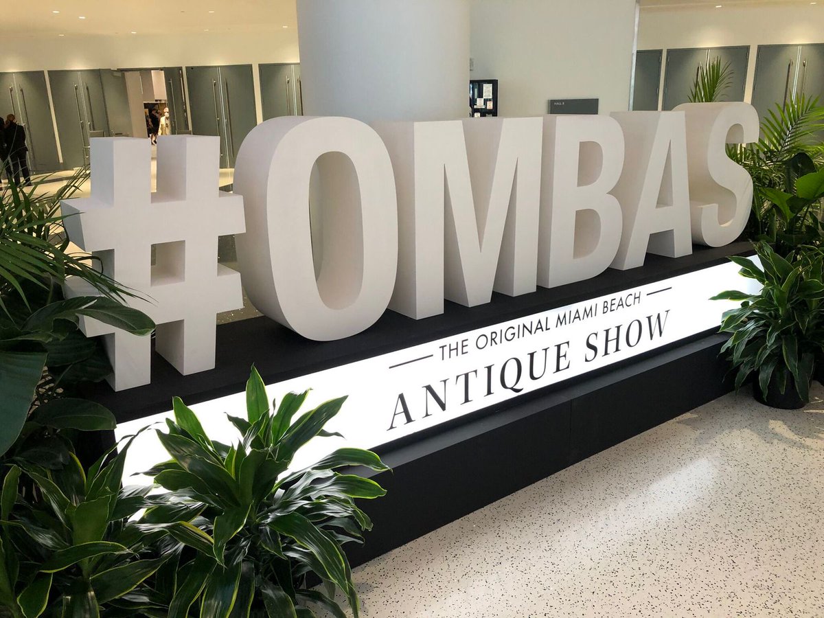TheMiamiBeachCC's tweet photo. Welcome OMBAS @The Original Miami Beach Antique Show. Great turn out here. Lots of business being written and many very cool and old pieces of art.
Visit us at the MBCC. The show will be until Sunday.
#mbcc #event #art #ombas https://t.co/WuHMmxDNM2