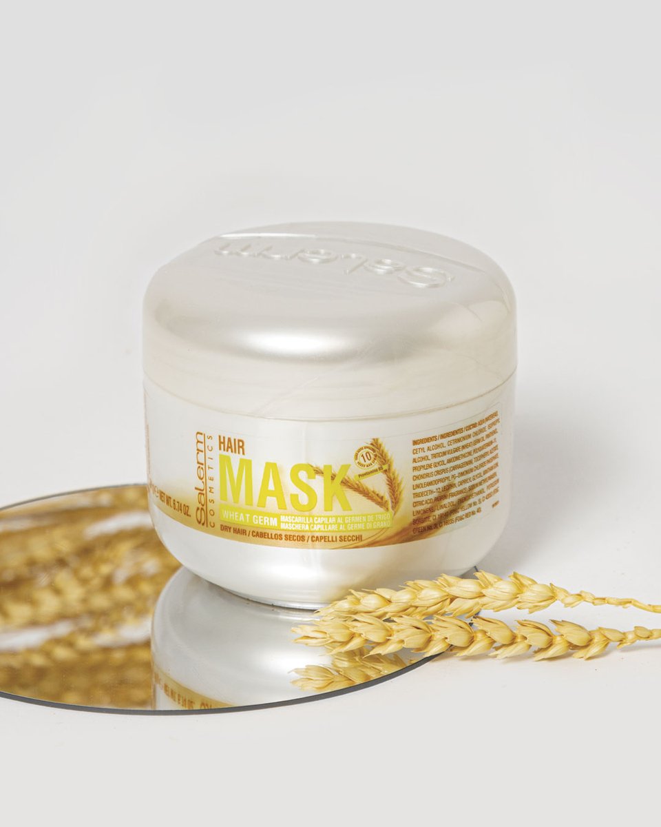 Cuando hablamos de cabello... ¡es mejor PREVENIR que tratar!👌
Con la MASCARILLA GERMEN DE TRIGO nutrirás tu cabello para evitar que un cabello seco arruine tu imagen.💛
▶️ salerm.com/productos/trat…