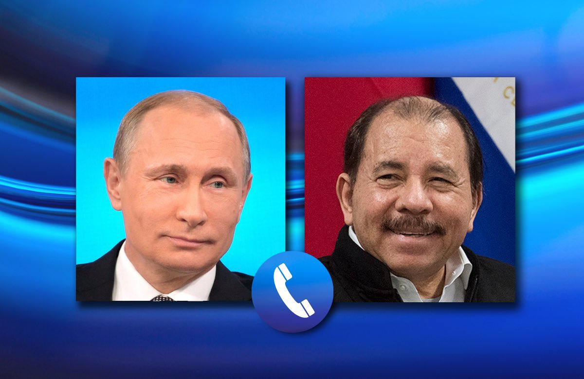 #Nicaragua El Pdte. de Rusia Vladimir Putin y su homólogo Nicaragüense Daniel Ortega continúan consolidando su relación y cooperación bilateral.
Ambos han reafirmaron la importancia de sostener una coordinación en el ámbito internacional con la asociación estratégica ruso-nica