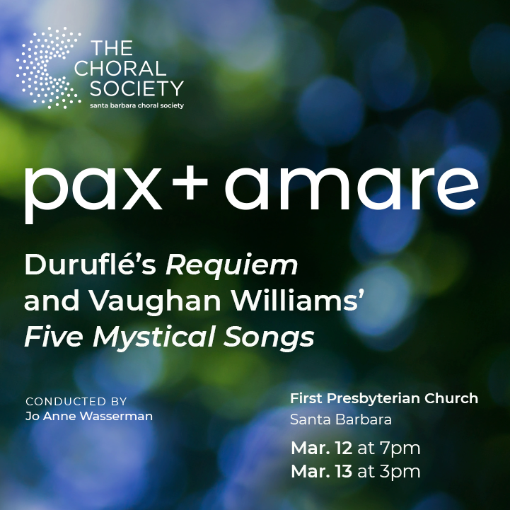 sbchoral's tweet photo. Our next performances will feature the work of two composers – Maurice Duruflé and Ralph Vaughan Williams – hence the title "Pax+Amare" (Peace+Love). 
Over the next couple of weeks we will take a closer look at the men behind the music, so make sure to follow us. https://t.co/YkKLAS5k05