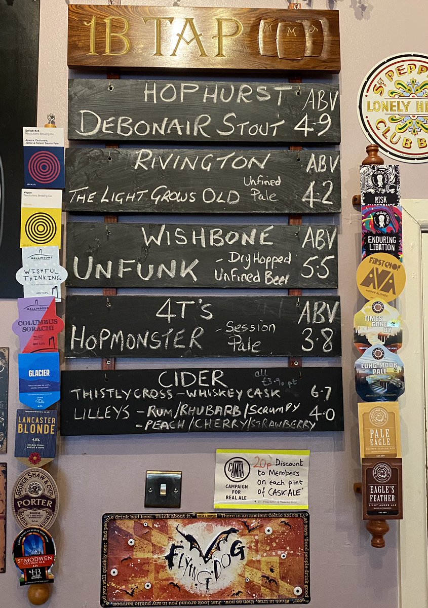 1BTap's tweet photo. @1BTap tweeted for the first time in a while 😀😀😀👍🍺 Belated New Year wishes to all our readers. We continue to have great beers on the bar #goodpeopledrinkgoodbeer https://t.co/o3elp8PMj8