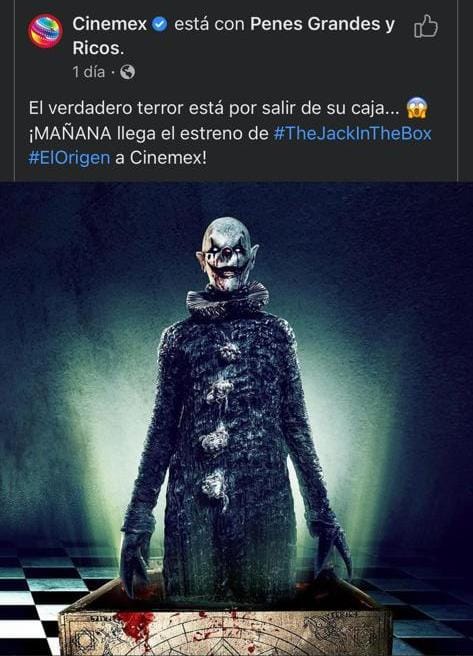 MaruChanWangOna's tweet photo. ay lios mio, qe tan glanles? @Cinemex https://t.co/u5u3omoP1Z