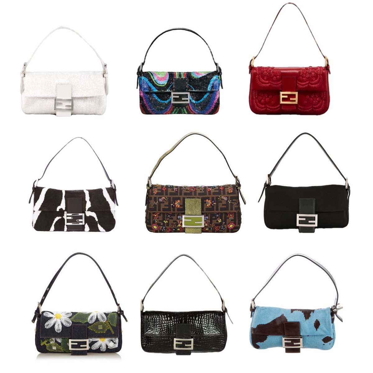 ANGLOMANlA's tweet photo. fendi baguette bags https://t.co/K6mdLFpibB
