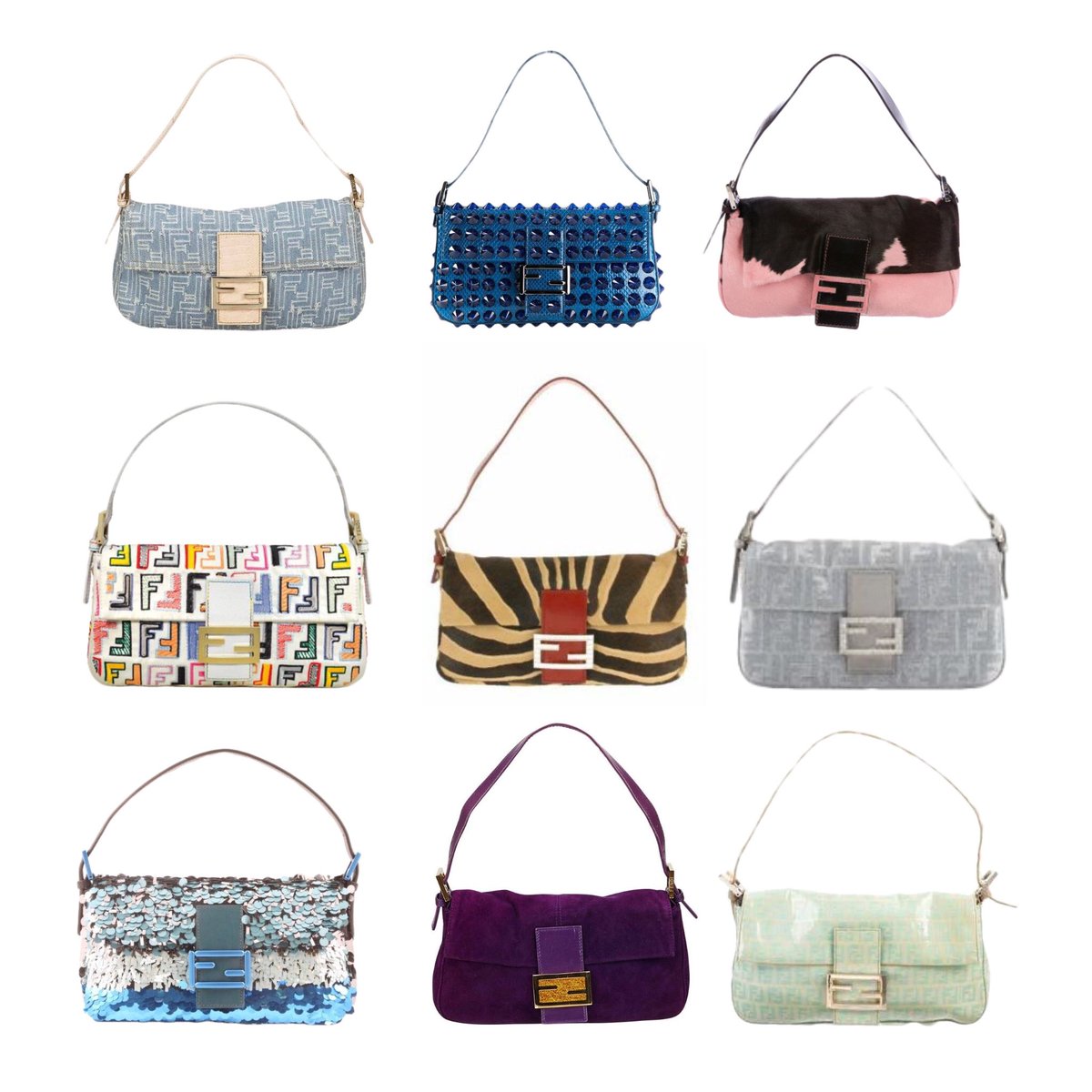 ANGLOMANlA's tweet photo. fendi baguette bags https://t.co/K6mdLFpibB