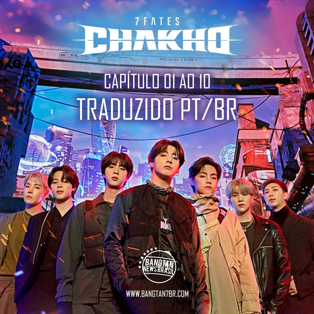 BTSNewsBrasil's tweet photo. [TRADUÇÃO PT-BR]

7 Fates: Chakho

Webtoon
• Prólogo
• Episódio 01
https://t.co/1ZWCPRiJpJ

Livro
• Capítulo 01 ao 10
https://t.co/IvrSK7OlTU

Download kindle:
https://t.co/55VOrGLHXw

Dica: Leiam a Webtoon e Livro pois as duas histórias são complementos uma da outra. https://t.co/RIhMhAvJOi
