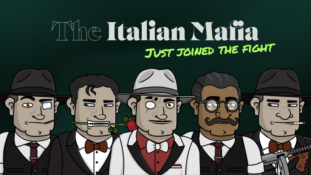 The Italians just arrived, and they have some unfinished business with the Birmingham Boys. 💥

Join discord ➡️Join the Familia 🕵️

#HighCrimeSociety #NFT
