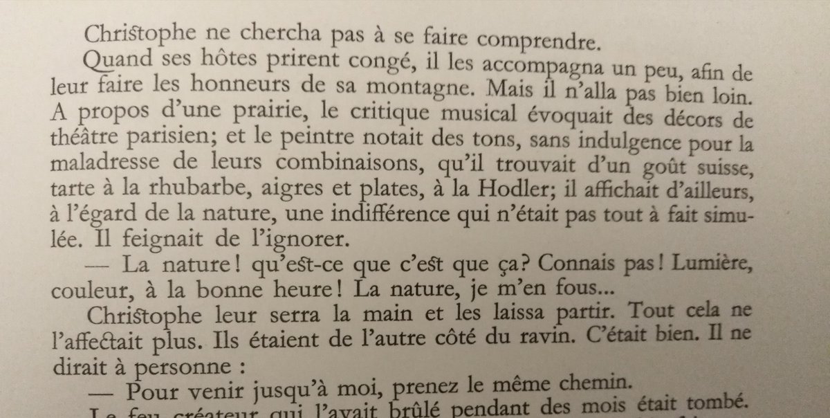 groundways's tweet image. Christophe ne les raccompagna pas. 
Jean-Christophe de Romain Rolland