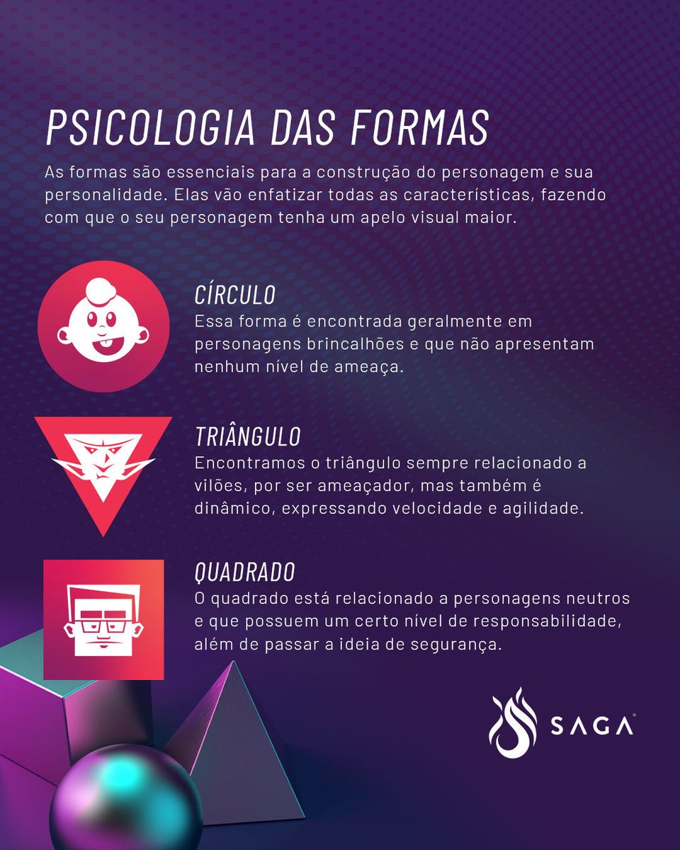Escola_Saga's tweet photo. As formas podem dizer muito a respeito da personalidade dos personagens que você deseja #desenhar. Quer saber como? Então se liga nessa #DicadeDesenho da #EscolaSAGA pra você!

#ilustração #criatividade #desenho https://t.co/qMdH7cTyE5