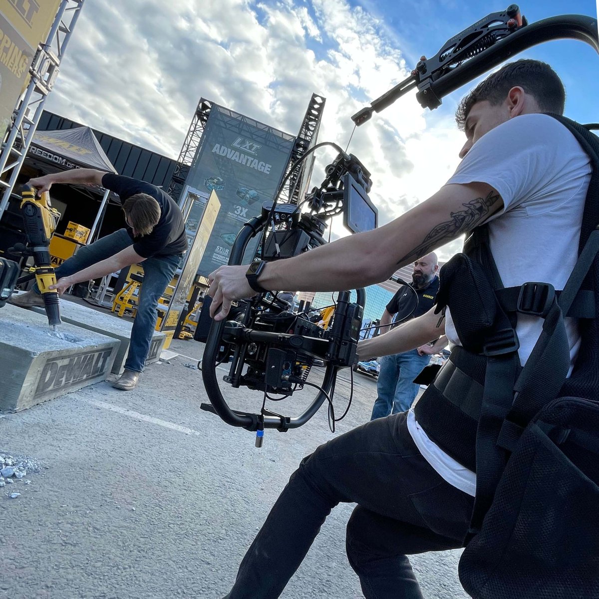 ImpactCom's tweet image. Impact went on location for Stanley Black and Decker and DEWALT tools at the World of Concrete trade show. Vegas sunshine wasn’t too tough to take, either. What product stories can we share with your customers?

#impactcommunications #videoproduction #stanleyblackanddecker #vegas