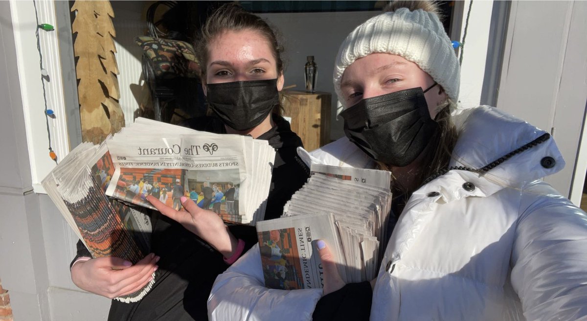 Distributing <a href="/NCHSCourant/">NCHS Courant</a> copies around town with <a href="/LDohertyCourant/">Lauren Doherty</a> ! Keep your eyes peeled!