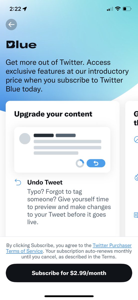 imsarahchase's tweet photo. @TwitterBlue Im unable to access @TwitterBlue. I’m a subscriber but can’t get in. I tried deleting and uploading the app as well. https://t.co/CGuVaevUPB