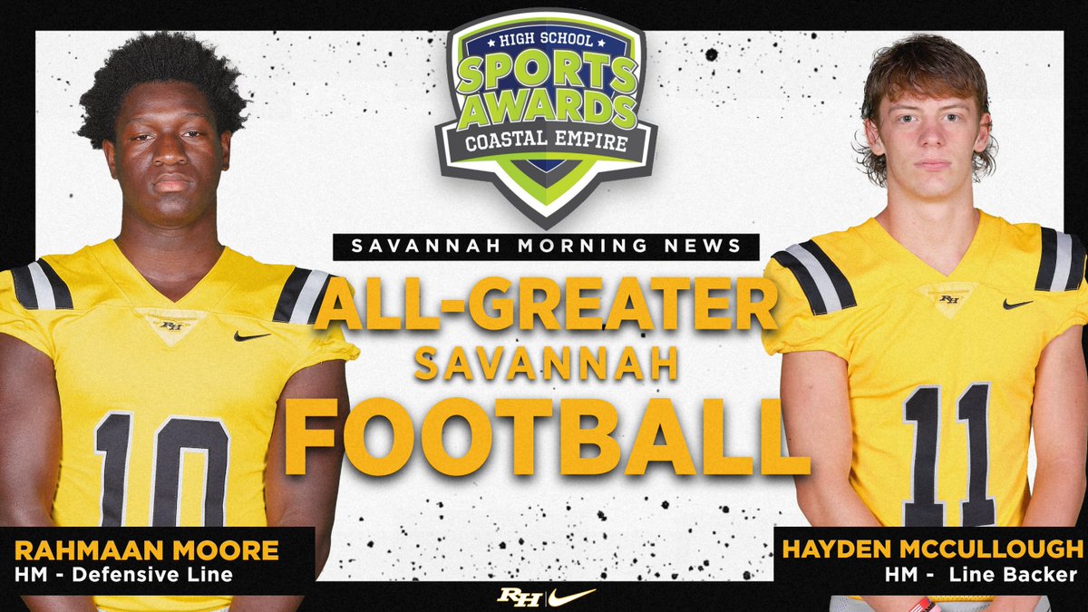 <a href="/RahmaanMoore/">Rahmaan Moore</a> (So.) - HM DL
@Hayden_Mccu (Sr.) - HM LB

#BTH | #EarnIt