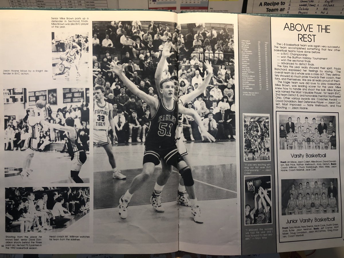BenGerken's tweet image. The @LibBentonBBall program is excited to welcome back members of the 1991-92 LB team on Saturday, 1/22. The 91-92 team was the 1st LB Boys basketball team to win a @BVC_sports championship. 7 members along with Coaches Williman and Marshall will be present. @Courier_Sports