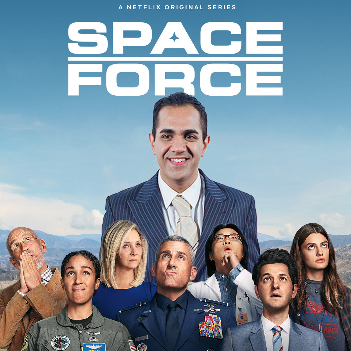 RaulNath's tweet photo. If you haven’t seen the awesome @realspaceforce on @netflix – catch up as fast as you can as we have season two coming February 18 – you may or may not see me in season 2 – depending on whether my character – Dr. Chandrashekar – decides to make an appearance. 
#rahulnath #netflix https://t.co/YausvFMAjX