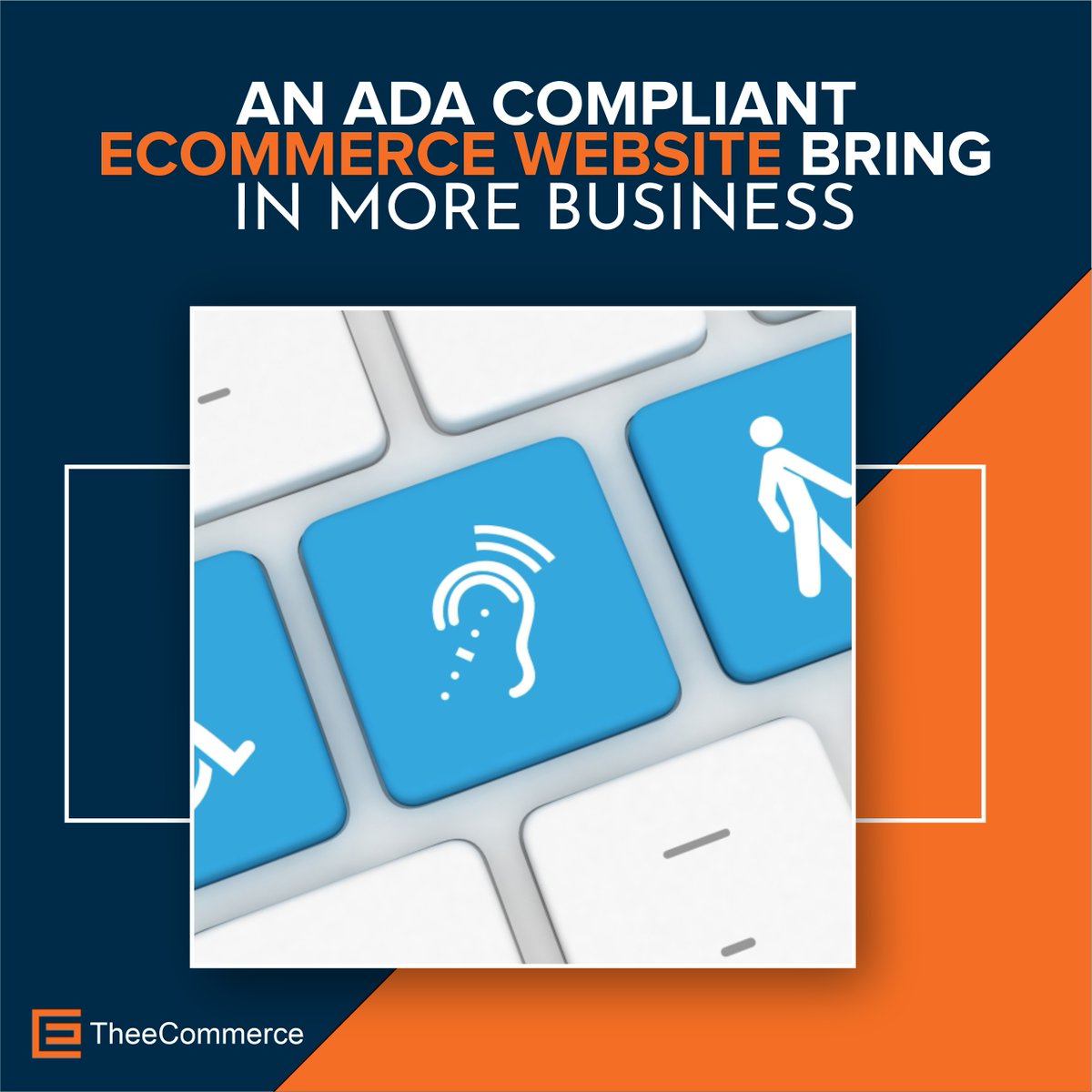 TheeCommerce's tweet photo. As many as 20% of the US population have some sort of disability that prevents them from using your online store the way you imagine most users do.
---
🌐 https://t.co/JjucbzzNKk

#theecommerce #ecommerce #ecommercesolution #ecommercemarketingexperts #webstoredevelopers https://t.co/E6BhrvpYM4