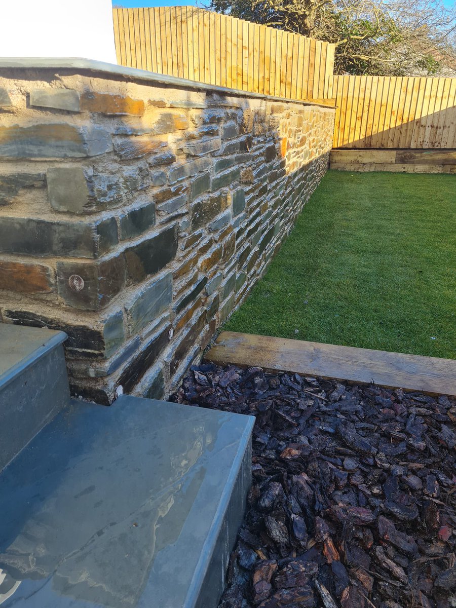 That’s our #porthtowan site finished today. What a transformation done by the ghl boys from an unsafe neglected garden to a easy maintenance child friendly garden