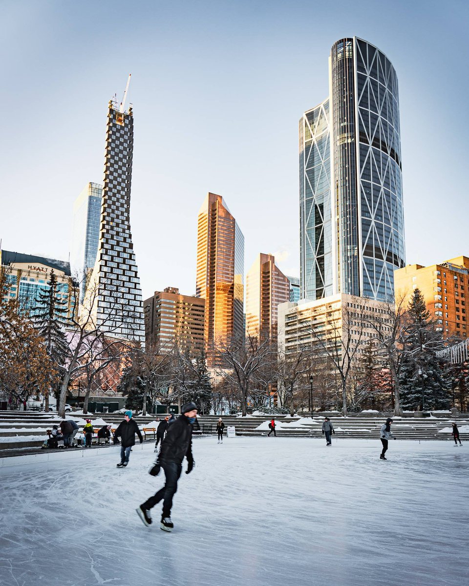 FEATURE FRIDAY

Olympic Plaza is a beautiful destination place for downtown Calgary workers during lunch hour. The plaza was built in 1988 for the Olympic Winter Games and has the only refrigerated outdoor ice surface in the city. Address: 228 8 Ave. S.E.