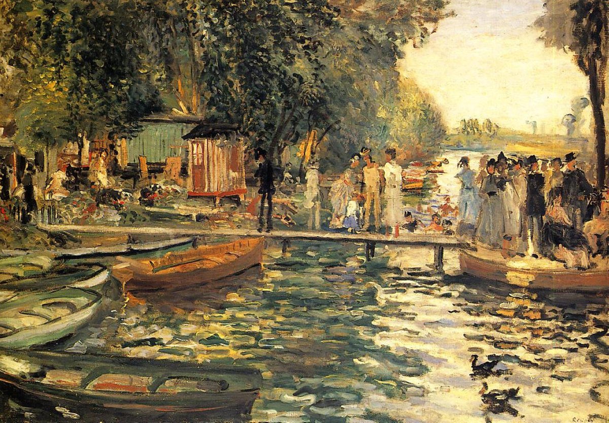 artist_renoir's tweet photo. La Grenouillere, 1869 #renoir #impressionism https://t.co/72Q5yvRRSz