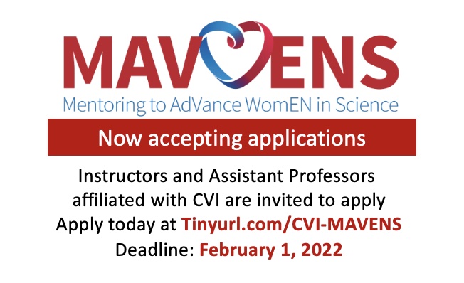 Stanford CVI MAVENS (@scvi_mavens) on Twitter photo We are accepting applications for our second cohort! Apply by Feb 1 to get individual support for your #CareerDevelopment and join a community of #WomenInScience. <a href="/StanfordCVI/">Stanford CVI</a> <a href="/StanfordRadCVI/">Stanford Cardiovascular Imaging</a> <a href="/StanfordCTSurg/">Stanford Cardiothoracic Surgery</a> <a href="/StanfordDeptMed/">Stanford Department of Medicine</a> <a href="/Stanford_ChEMH/">Sarafan ChEM-H</a> <a href="/StanfordBASE/">Stanford BASE</a> We are accepting applications for our second cohort! Apply by Feb 1 to get individual support for your #CareerDevelopment and join a community of #WomenInScience. <a href="/StanfordCVI/">Stanford CVI</a> <a href="/StanfordRadCVI/">Stanford Cardiovascular Imaging</a> <a href="/StanfordCTSurg/">Stanford Cardiothoracic Surgery</a> <a href="/StanfordDeptMed/">Stanford Department of Medicine</a> <a href="/Stanford_ChEMH/">Sarafan ChEM-H</a> <a href="/StanfordBASE/">Stanford BASE</a>