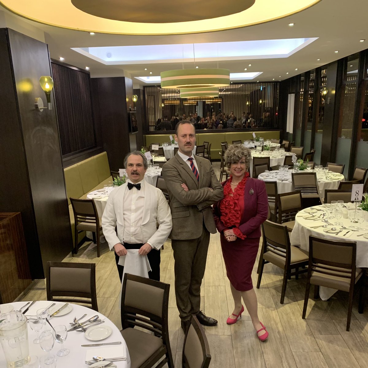 Opening night at our new West End residency 😍 #FaultyTowersDining