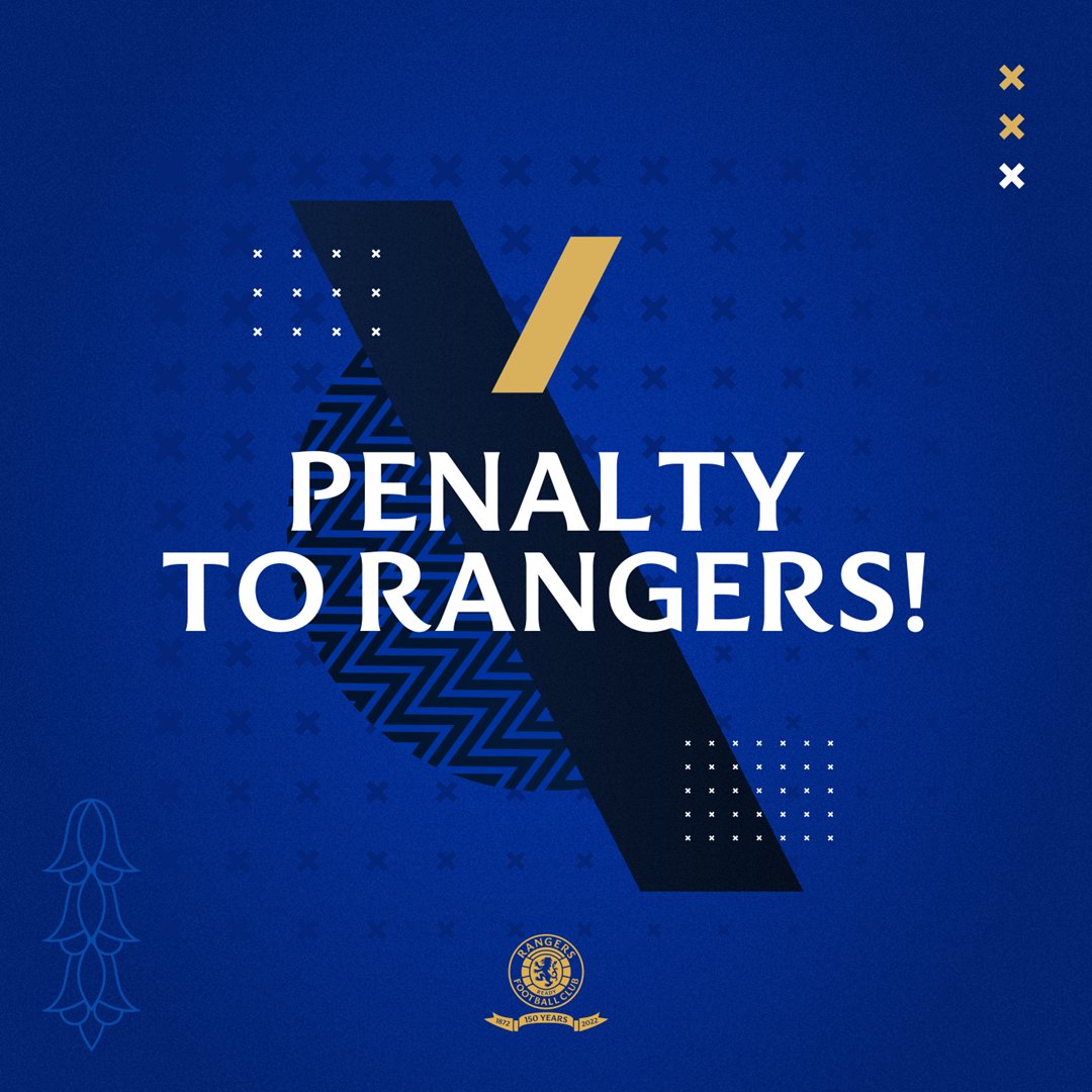 Rangers Football Club on Twitter: "PENALTY TO RANGERS!  https://t.co/x42tatnHCO" / Twitter