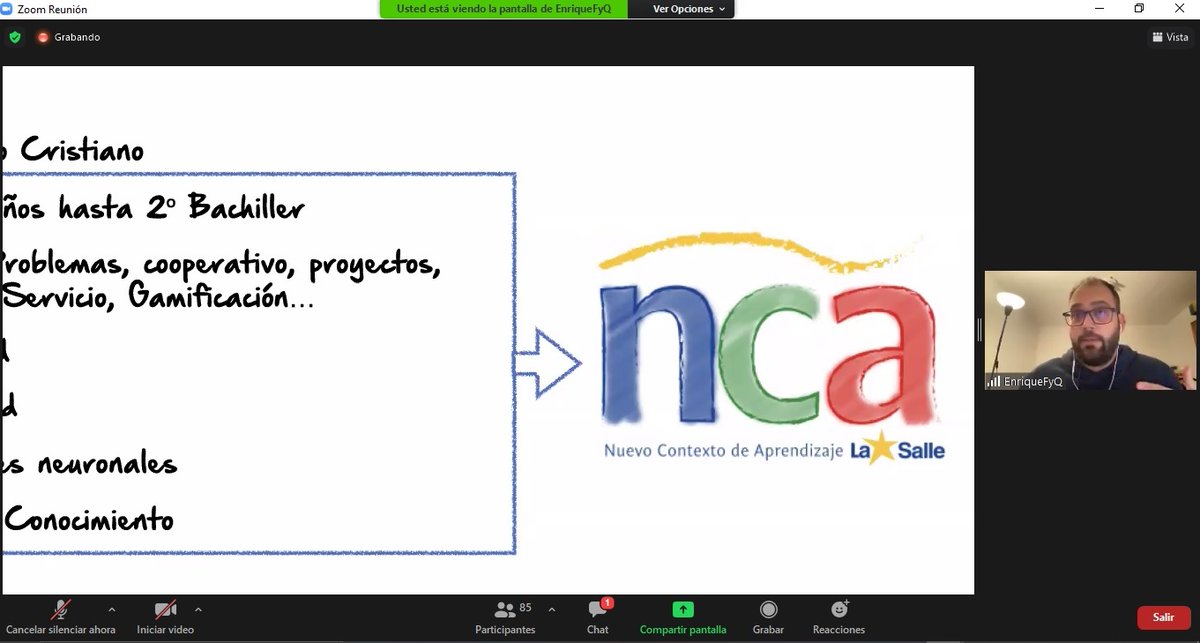 La Salle Alcoi participa en el II Encuentro de Centros Referentes en Educación en Derechos de Infancia. @unicef_EDU
<a href="/unicef_es/">UNICEF España</a>

Más información en nuestra web: bit.ly/3KwpIaK

#EstásEnCasa #MiraMásAllá 
 #educaderechos #IIEncuentroDeCentrosReferentes
