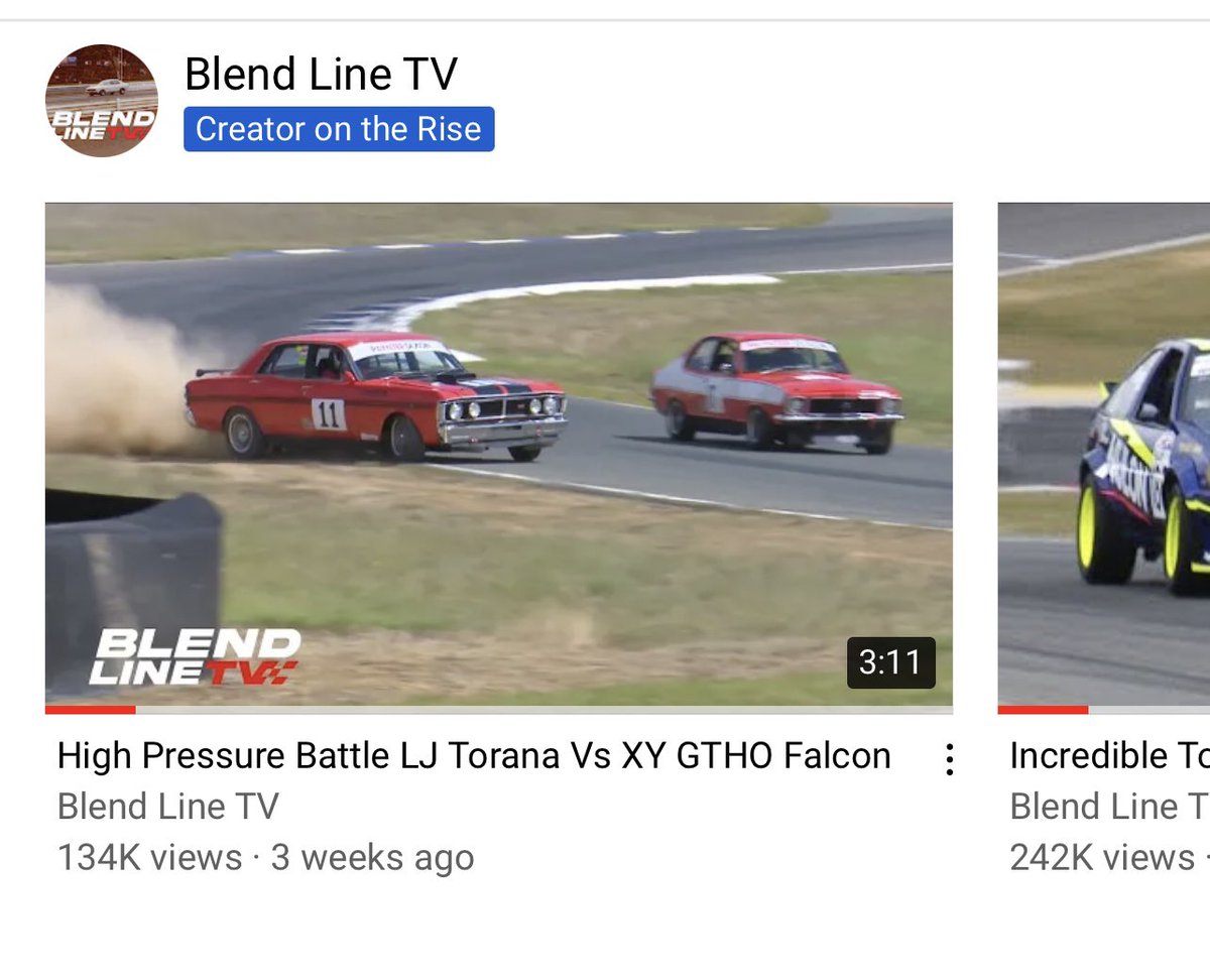 DanBeckinsale's tweet photo. A big moment for @BlendLineTV being selected as a creator on the rise this week with @YouTube . We’ve been creating racing content for near on 10 years now with a dedicated focus on Grass Roots Motorsport. 
Can’t thank our fans and supporters for watching the videos enough! https://t.co/locTi540Kc