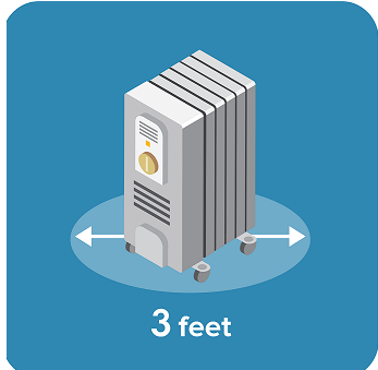 CityFredFire's tweet photo. Turn heaters off when you go to bed or leave the room. All heaters need space. Keep anything that can burn at least 3 feet away from heating equipment. 

Have a 3-foot “kid-free zone” around open fires and space heaters.

Never use your oven or stove for heating your home. https://t.co/muNVEVPdrk
