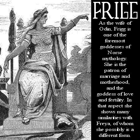 Happy Frigg’s Day #Frigg #Odin