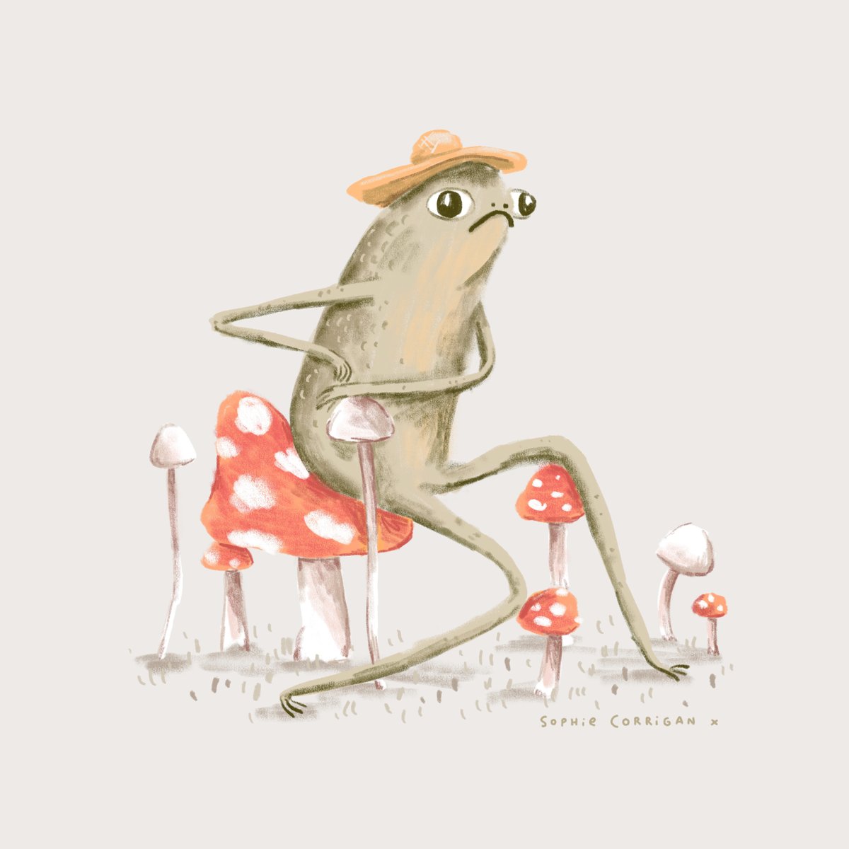 Felt cute, might delete later 🐸 'Awkward Toad' by ladyaxolotl