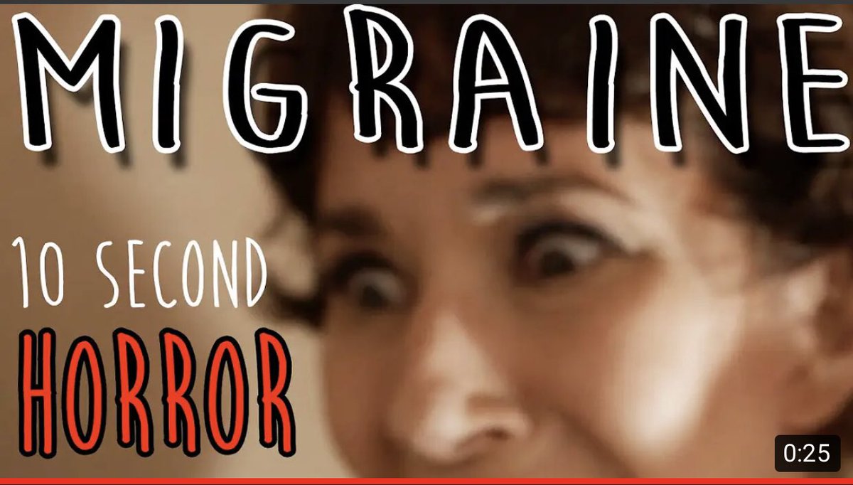 CandyBankFilms's tweet photo. Got 10 seconds for #horror? 😱Watch our #microshort “MIGRAINE”!

😱 https://t.co/wOy5xoER6b 😱 

(Dir. @batznatz &amp; camerawork by @lady_vinyl) 

#SupportIndieFilm #femalefilmmakerfriday #womeninfilm #migraine https://t.co/x4yYOSZVSI