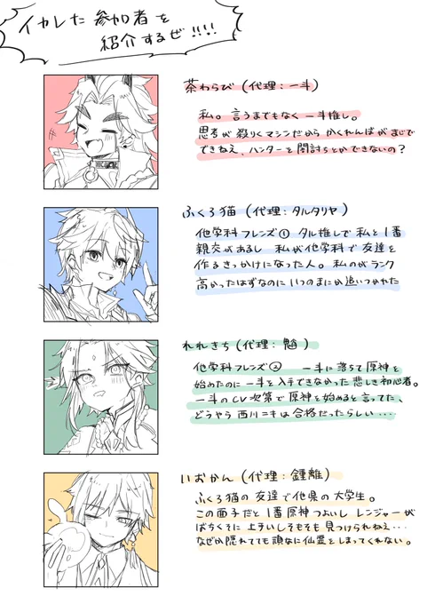 かくれんぼマルチレポwith他学科フレンズ
明日描くはずだったのに面白くて一気に描きあげちゃった、ほとんど負けた気がするけどめちゃくちゃ面白かった 