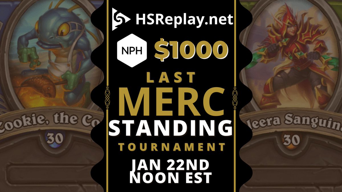 dawniedk's tweet image. It's the weekend before a HUGE patch and I'm really excited to be behind the casting desk again with @MullahooTTV 

Don't miss out on this event powered by @HSReplayNet with prizing for TOP 16 and $1k in cash prizing for Top 4. LHS but MERCS 👀

twitch.tv/mullahoo 12pm EST