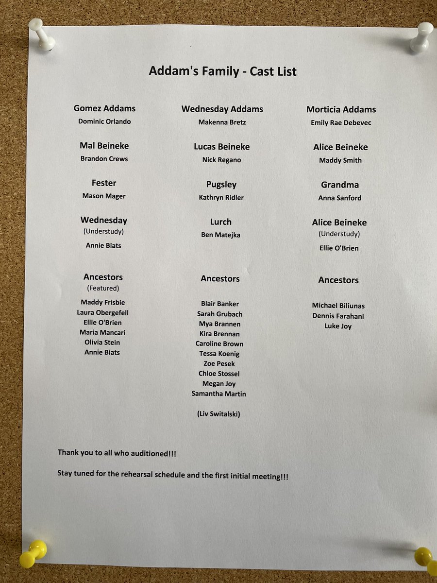 IsTheCastListU1's tweet photo. CAST LIST!!! https://t.co/rABPgwPgmM