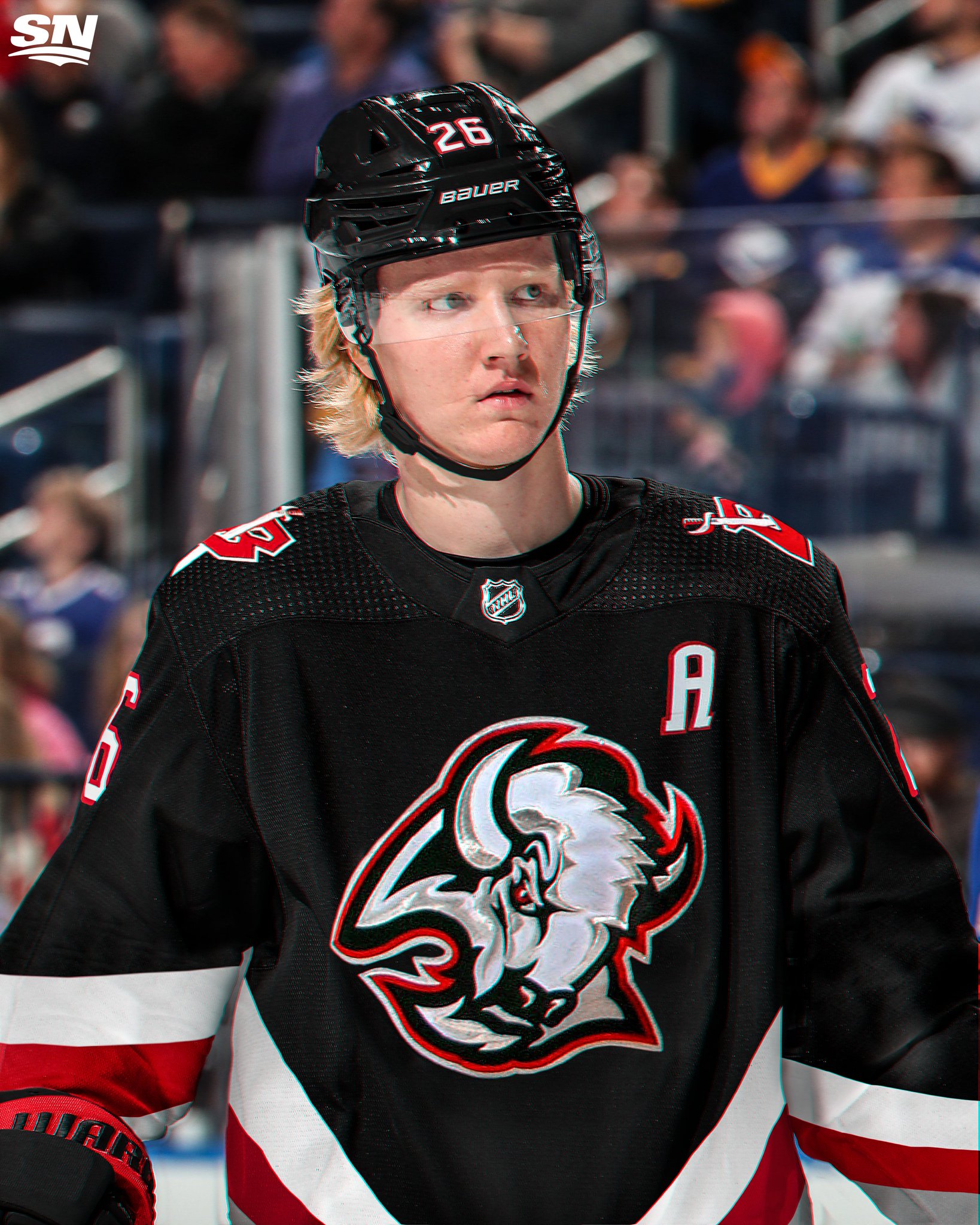 Sabres to wear black and red third jerseys 15 times this season