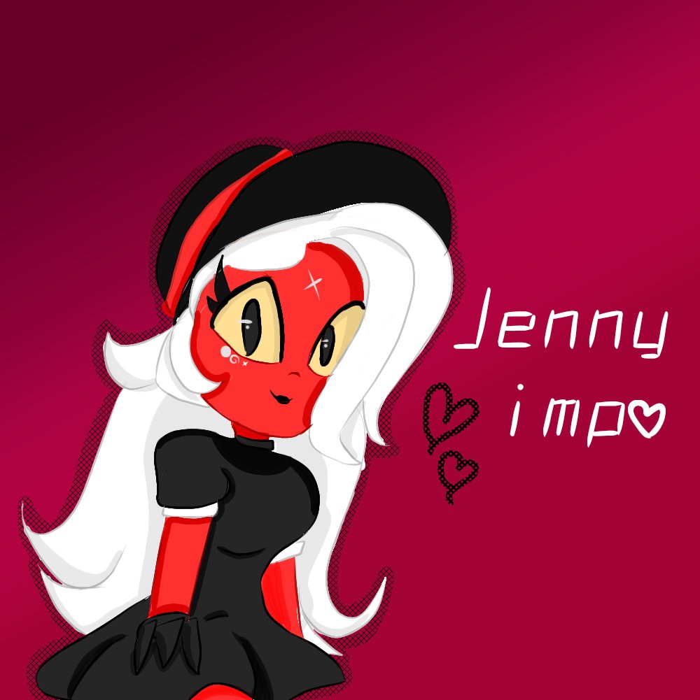 EyelinerN's tweet photo. ahhh here my drawing of my oc Jenny imp Demon I hope you like them ✨
#HazbinHotel #HazbinHotelOC  #oc #demon #arts #demonoc #ocdemon #art 
#artist https://t.co/AhncFKj5XS