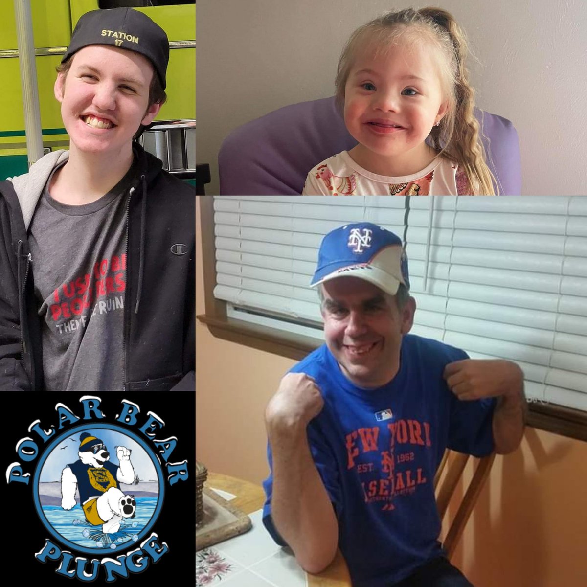 I'll be participating in the 2022 Polar Bear Plunge to benefit Special Olympics for these 3 beautiful faces from my family. Won't you consider helping me keep a smile on their faces by donating to my Polar Bear Plunge?
support.sonj.org/PennSTAR458