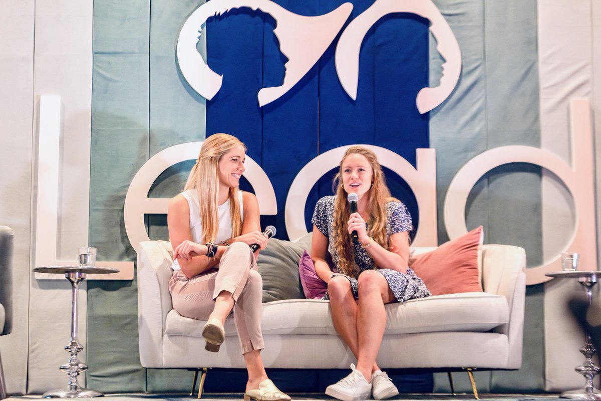“What works for someone isn’t going to work for everyone, so stay true to yourself and who you are.”

Loving this message from <a href="/mad_cox/">madisyn cox</a> and <a href="/ella_eastin/">Ella Eastin</a> at our 2021 Fireside Chat. 💙