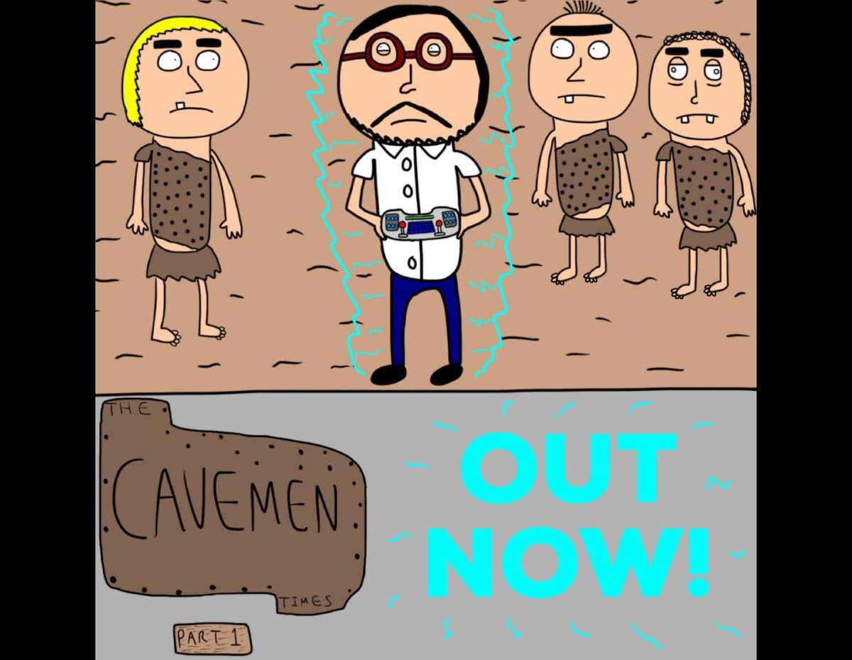 JacksonsToons's tweet image. If you haven&apos;t seen them yet The Cavemen Times Parts 1 &amp;amp; 2 are both avalible to watch now! Link to my youtube channel in the bio! Don&apos;t forget to subscribe 😁!
#fun #comedy  #scifianimation #follow #subscribe #digitalart #youtube #roughanimator #illustration #animation