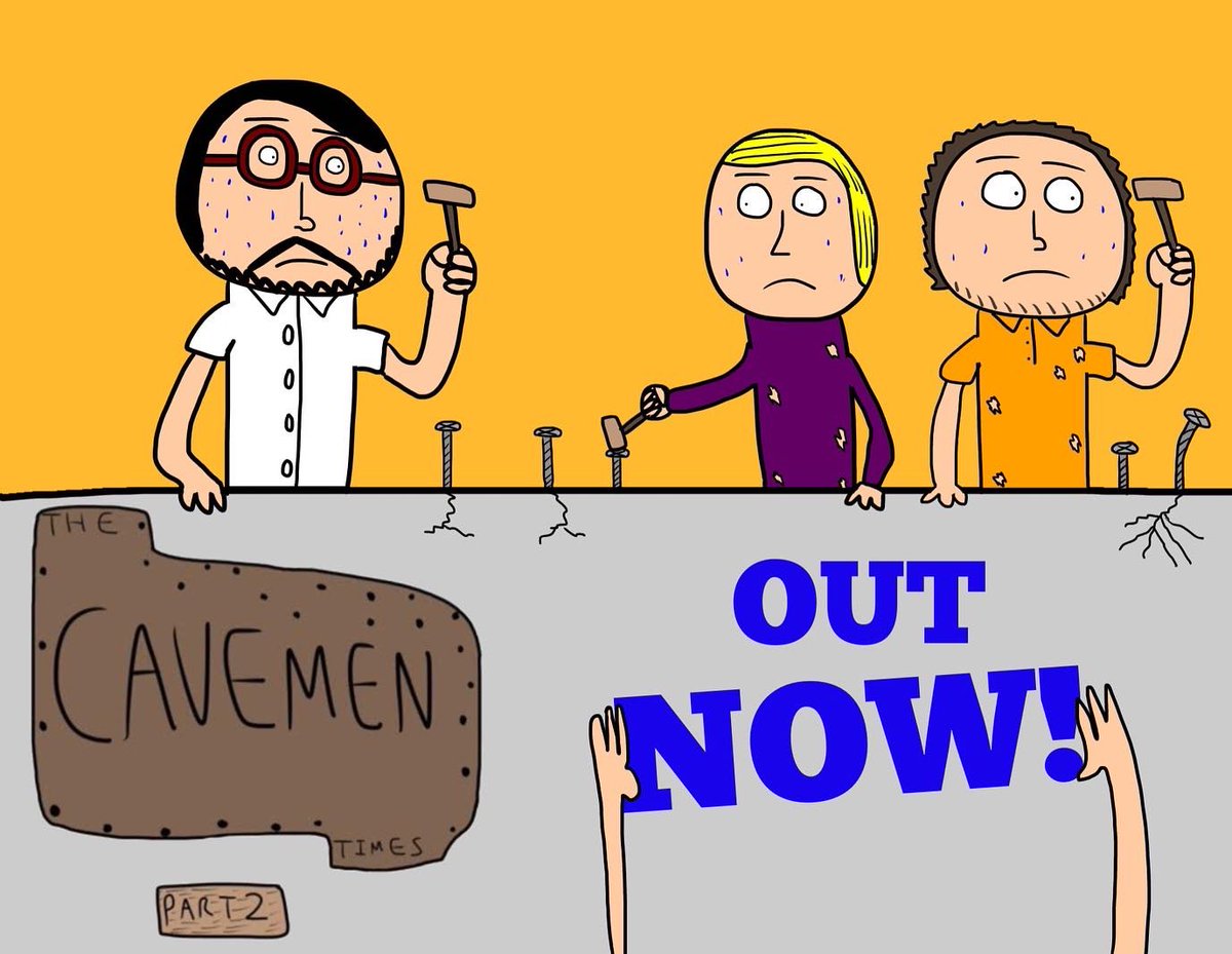 JacksonsToons's tweet image. If you haven&apos;t seen them yet The Cavemen Times Parts 1 &amp;amp; 2 are both avalible to watch now! Link to my youtube channel in the bio! Don&apos;t forget to subscribe 😁!
#fun #comedy  #scifianimation #follow #subscribe #digitalart #youtube #roughanimator #illustration #animation