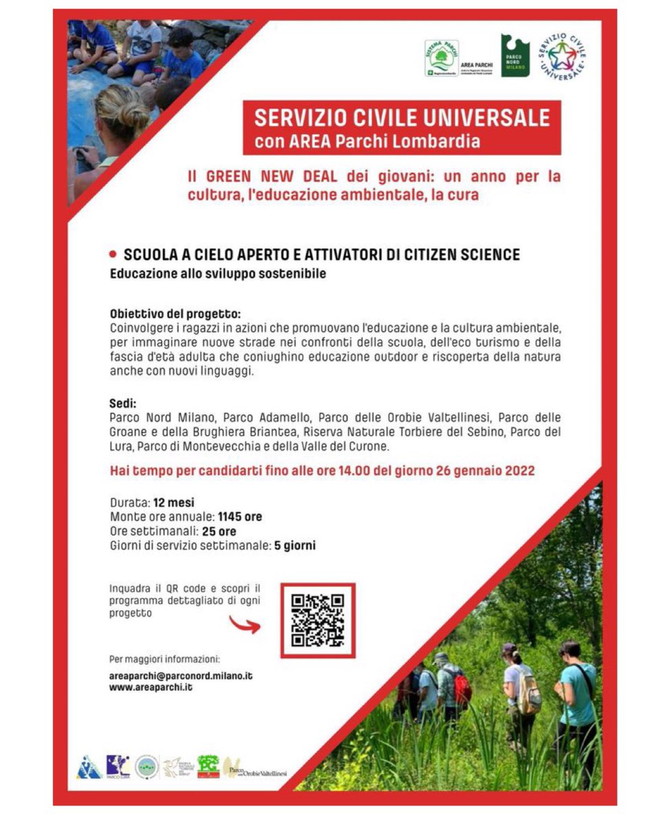 Servizio Civile Universale parcogroane.it/servizio-civil…
#parcodellegroane #serviziocivileuniversale #areaparchi