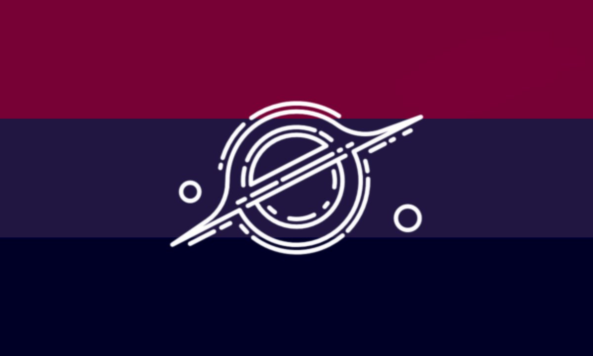 #pantwt WAKE UP I MADE NEW FLAGS AND IDENTIFIERS FOR US!!
I may introduce to you:
The supernovae, the pulsar and the black hole pan flags! 
please share and rt!!