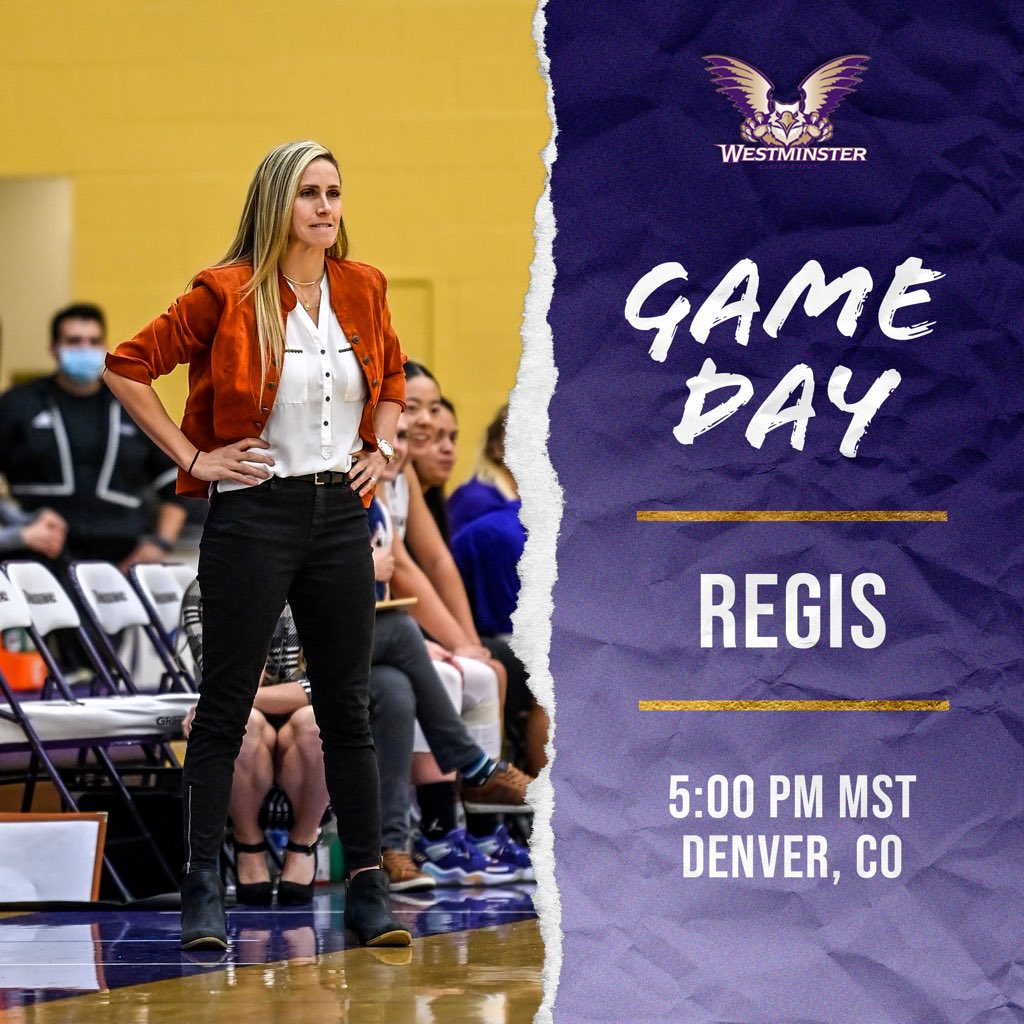 westminsterwbb's tweet photo. Time for game 1️⃣ of 3️⃣ this weekend! 🙌

🆚: Regis
⏰: 5:00 PM MST
📍: Denver, CO
📺: https://t.co/v0AD2GQh7r https://t.co/08tk51v6v1