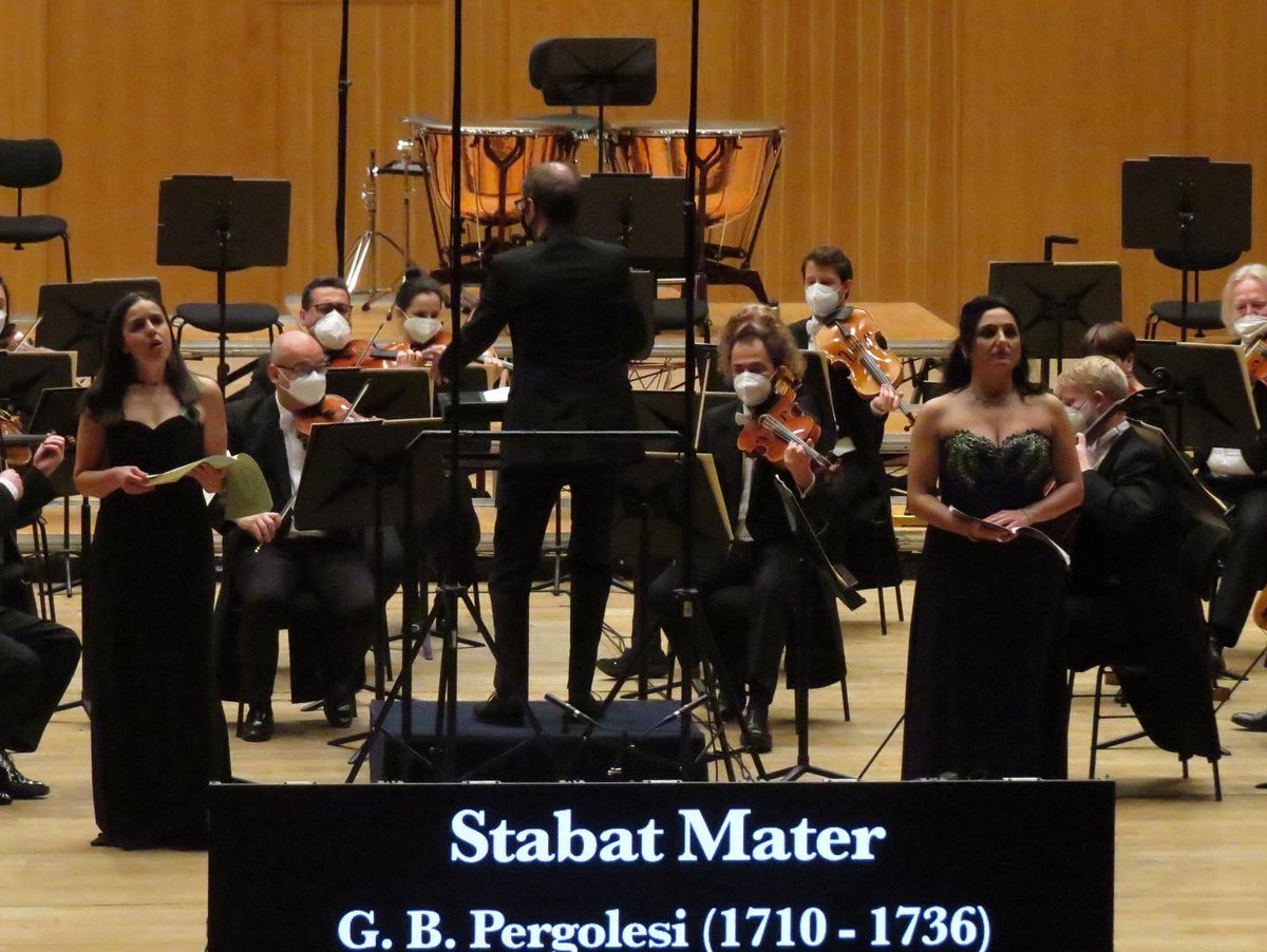 OSPAcom's tweet photo. Arriaga + Pergolesi en nuestro segundo concierto de abono 2022 en el #AuditorioOVD, con @SantiagoSerrate  #MaríaEspada y #federicacarnevale 

#ospa @AuditorioOVD https://t.co/yXpwTdhwPD